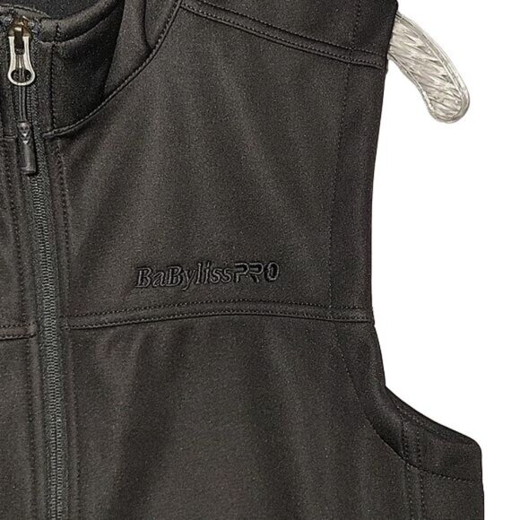 The North Face Ridgewall Softshell Vest‎ S Black BaBylissPRO Logo Zipper Pockets - Picture 3 of 10